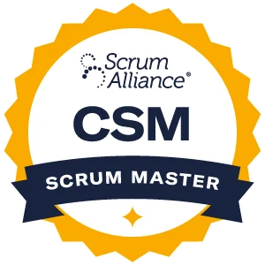 Certified ScrumMaster Badge