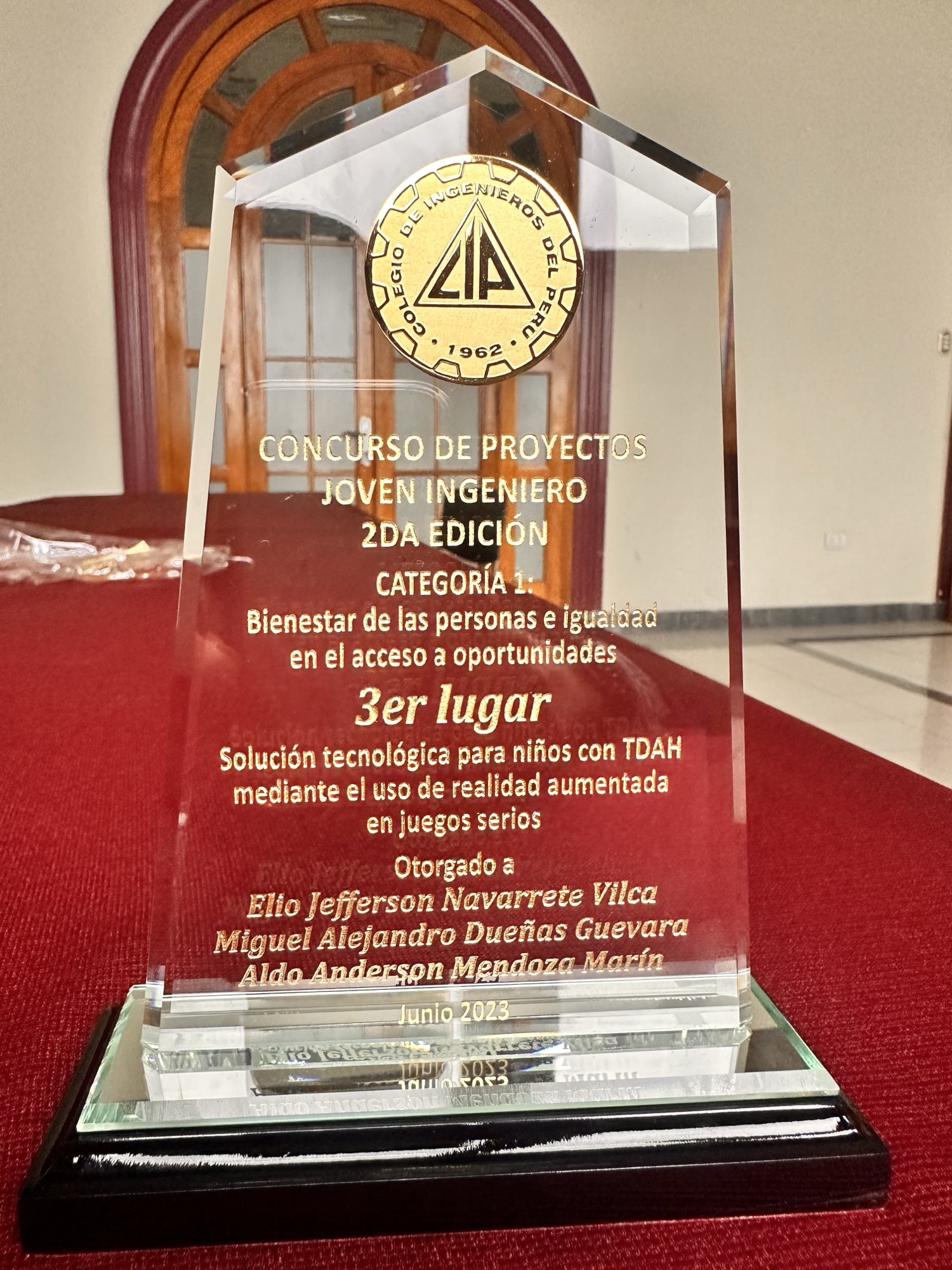 CIP Young Engineer Recognition ceremony